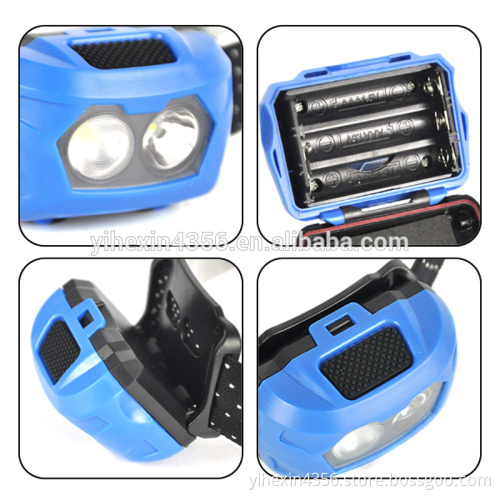 Hote Sale Mini Plastic Led Camping Headlamp
